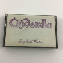 Cinderella Long Cold Winter Cassette Tape Rock Hair Band Vintage 1988 - £11.80 GBP