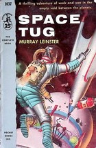 Space Tug by Murray Leinster / 1954 Pocket Books 1037 / Science Fiction PB - £3.63 GBP