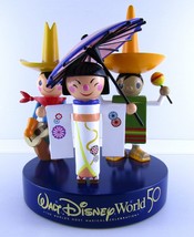 WDW Disney Parks 50th Anniversary It&#39;s a Small World Music Box Costa Alavezos - £110.27 GBP