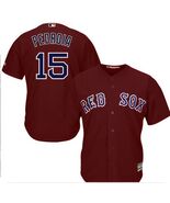 Dustin Pedroia #15 Red Sox Men's Throw Back Fashion Dark Red Jersey - $49.99