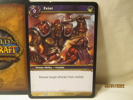 2008 World of Warcraft TCG Illidan card #77/252: Feint - £0.98 GBP