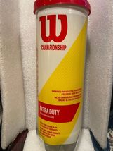 Wilson Championship Extra Duty Tennis Ball 3 Pack *NEW/Sealed* xx1 - $10.99