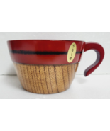 Lacquered Wooden Mug Red - £34.61 GBP