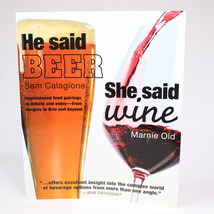 SIGNED He Said Beer She Said Wine Book By Sam Calgione And Marnie Old PB Book - £13.10 GBP