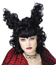 Morris Costumes Wig Gothic Vampira Black - £59.29 GBP