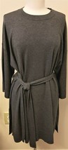 Eileen Fisher Belted Tunic/Dress Sz- XL Ash/Gray - £79.61 GBP