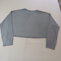 Lululemon Shirt Women's Gray Round Neck Long Sleeve Tank Top Measured Chest 48" image 2