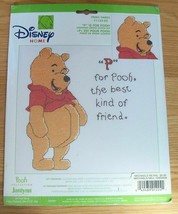 NEW Janlynn Counted Cross Stitch Kit P is for Pooh 8&quot; x 10&quot; #1132-02 34003 NIP - £12.01 GBP