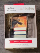 Hallmark Christmas Ornament - Harry Potter Books and Wand Collectible 2023 - £8.85 GBP