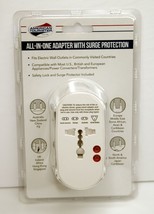 American Tourister All-in-One Adapter with Surge Protection - New - $8.90