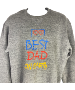 Best Dad On Earth Russell Athletic Vintage V Stitch Pullover Sweatshirt ... - $48.16