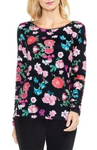 NWT Womens Size XS S L Nordstrom Vince Camuto Floral Heirlooms Ruched Blouse Top - £16.11 GBP