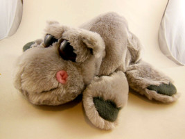 Calltoy Puppet Hippo Hippopotamus Soft Plush Hand Puppet Gray Grey - £7.73 GBP