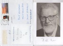 Herbert Kroemer German Physics Nobel Prize Signed Photo COA Envelope - £22.20 GBP