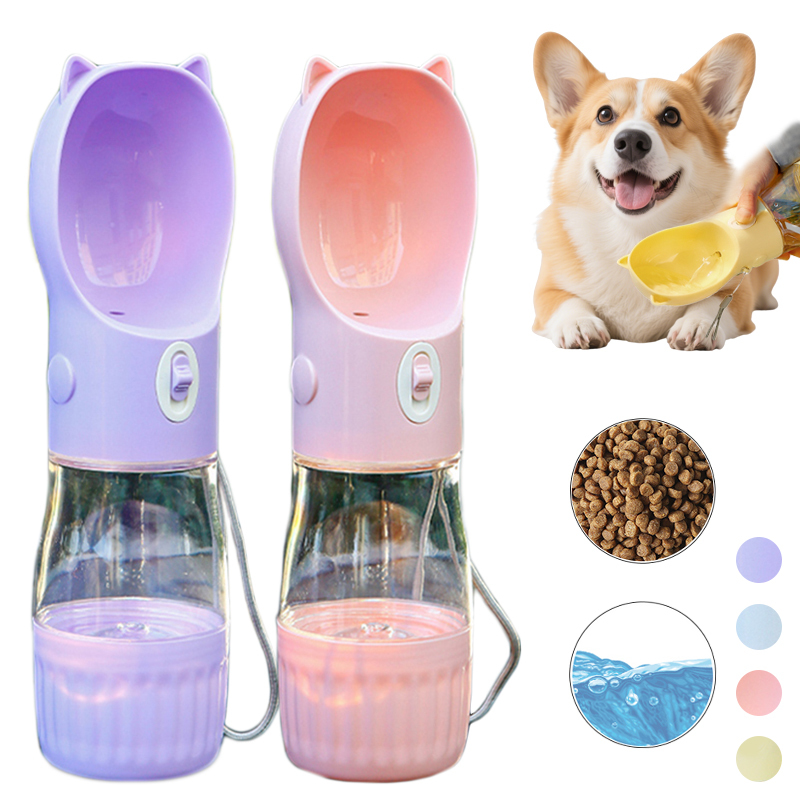 2 In 1 Portable Dog Water Bottle - $19.99