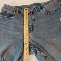 Lee Riders RN#130 Women's Distressed Denim Blue Jeans Size 14M Waist Size 32 image 9