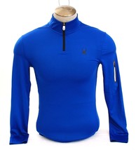 Spyder Active ProWeb Royal Blue 1/4 Zip Long Sleeve Pullover Shirt Men&#39;s S NWT - £54.25 GBP