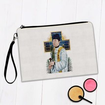 Saint Andrew Dung Lac : Gift Makeup Bag Vietnamese Catholic Priest Christian Rel - £9.63 GBP+