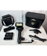 Vivitar 365 Flash, LVP-1 Battery Pack, Vari Sensor Lot - WORKS GREAT !! - $74.25