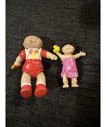 Vintage Lot Of 2 1980s Cabbage Patch Kids Dolls Mini PVC Poseable Figures - $172.81 MXN