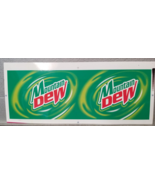 Mountain Dew Circle Swirl Advertising Art Work Green Yellow Red Two Part... - $18.95