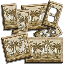 Vintage Retro Exotic Tropical Palm Trees Light Switch Outlet Wall Plate Room Art - £9.61 GBP+