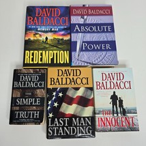 DAVID BALDACCI Lot of 5 Thriller Books Redemption Absolute Power Simple Truth - £11.21 GBP