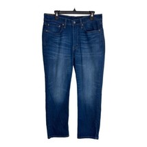 Levis 514 Mens Jeans Adult Size 34x30 Medium Wash Blue Denim Straight - £19.88 GBP