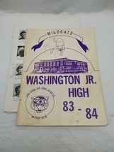 *Damaged* Wildcats Washington Jr High 83-84 Yearbook - $9.89