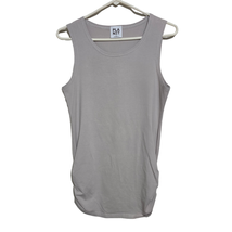 Planet by Lauren G Beige Tan Lycra RucheTunic Tank Top 1 (4-8) - £30.73 GBP