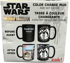 Mandalorian Star Wars Color Change Ceramic Mug New In Box Zak! 15oz/443ml - $9.99