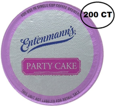 Party Cake  Single Serve Cups 200 ct wholesale Sweet, Buttery Cake Flavor - £61.01 GBP