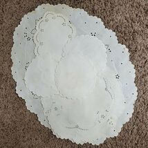 Vintage Doilies 6 - 20 Inch w/ Cutouts SET OF 6 COLLECTIBLE Butterfly - $14.00