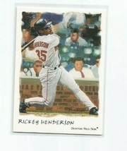 Rickey Henderson (Boston Red Sox) 2002 Topps Gallery Card #64 - £3.91 GBP