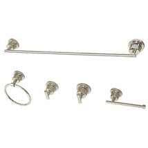 Kingston Brass BAH8230478PN Concord 5-Piece Bathroom Accessory Set Polished - £95.34 GBP