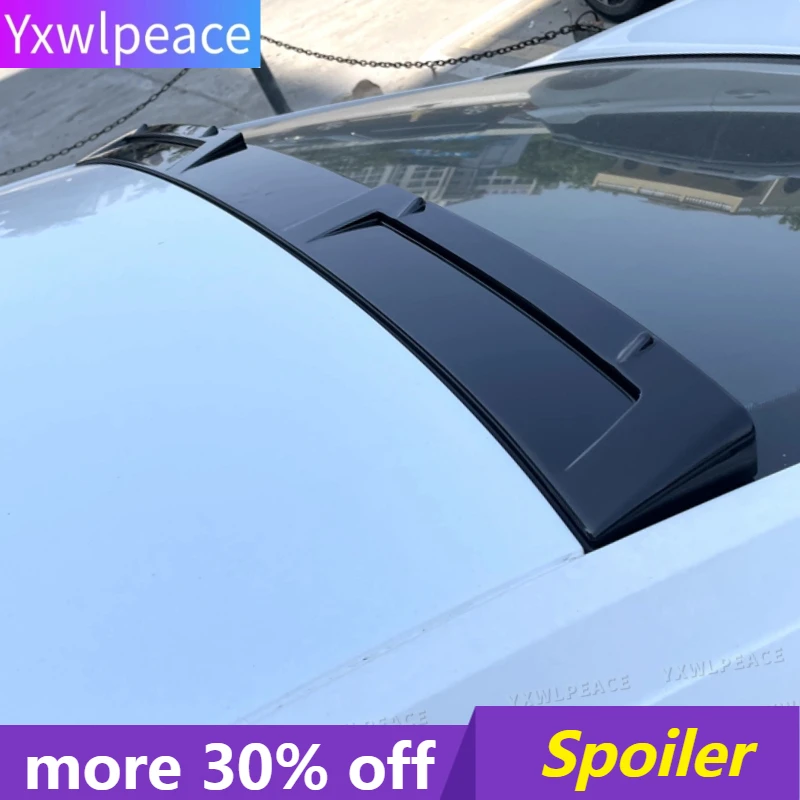 High Quality ABS Gloss Black/Carbon Look Rear Window Roof Spoiler Body Kit - £56.45 GBP+