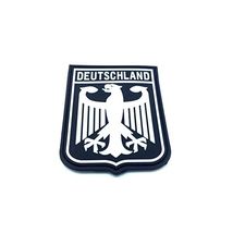 Deutschland Royal Coat Of Arms Imperial Eagle Black Germany Flag PVC Patch  - $26.00