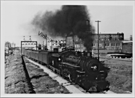 Vtg MKT Missouri - Kansas - Texas Railroad 379 Steam Locomotive Photo T2-124 - £23.42 GBP