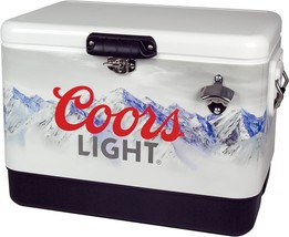 Coors Light Ice Chest Beverage Cooler With Bottle Opener, 51L (54 Qt),, Fishing - £258.00 GBP