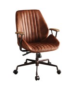 Hamilton Office Chair, Cocoa Top Grain Leather - $17,042.86 MXN