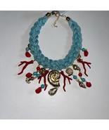 Gardenia jewelry statement necklace  new - $2,350.82 MXN