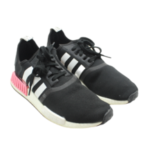 Adidas NMD R1 Primeknit Shock Essential Black Pink Running Shoes Sneakers 9.5 - £23.36 GBP