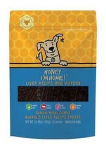 Honey Im Home Dog Buffalo Liver Wafer Mini 20Pk - £11.83 GBP