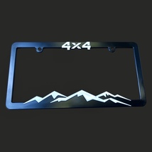 4X4 Mountain Range License Plate Frame Fits Chevrolet-Ford-Jeep-Nissan-GMC  - £10.02 GBP