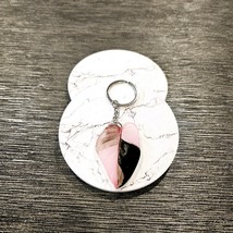 Philodendron Pink Princess Acrylic Houseplant Keyring - $147.43 MXN