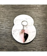 Philodendron Pink Princess Acrylic Houseplant Keyring - $10.97 CAD