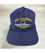 Vintage US Navy USS Arizona BB-39 Pearl Harbor Rope Snapback Hat Militar... - $40.34 CAD