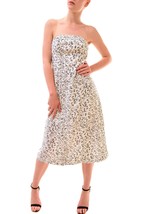 KEEPSAKE Womens Dress Morning Rain Midi Sleeveless Stylish Rain Print Size S - £39.48 GBP