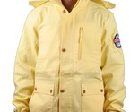 Crooks and Castles League Zip Hooded Yellow Parka Coat Jacket - £58.84 GBP