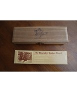 Vintage BLACKFEET INDIAN WRITING CO Pencils x 22 No 2 + Cedar Wooden Cas... - $1,065.37 MXN